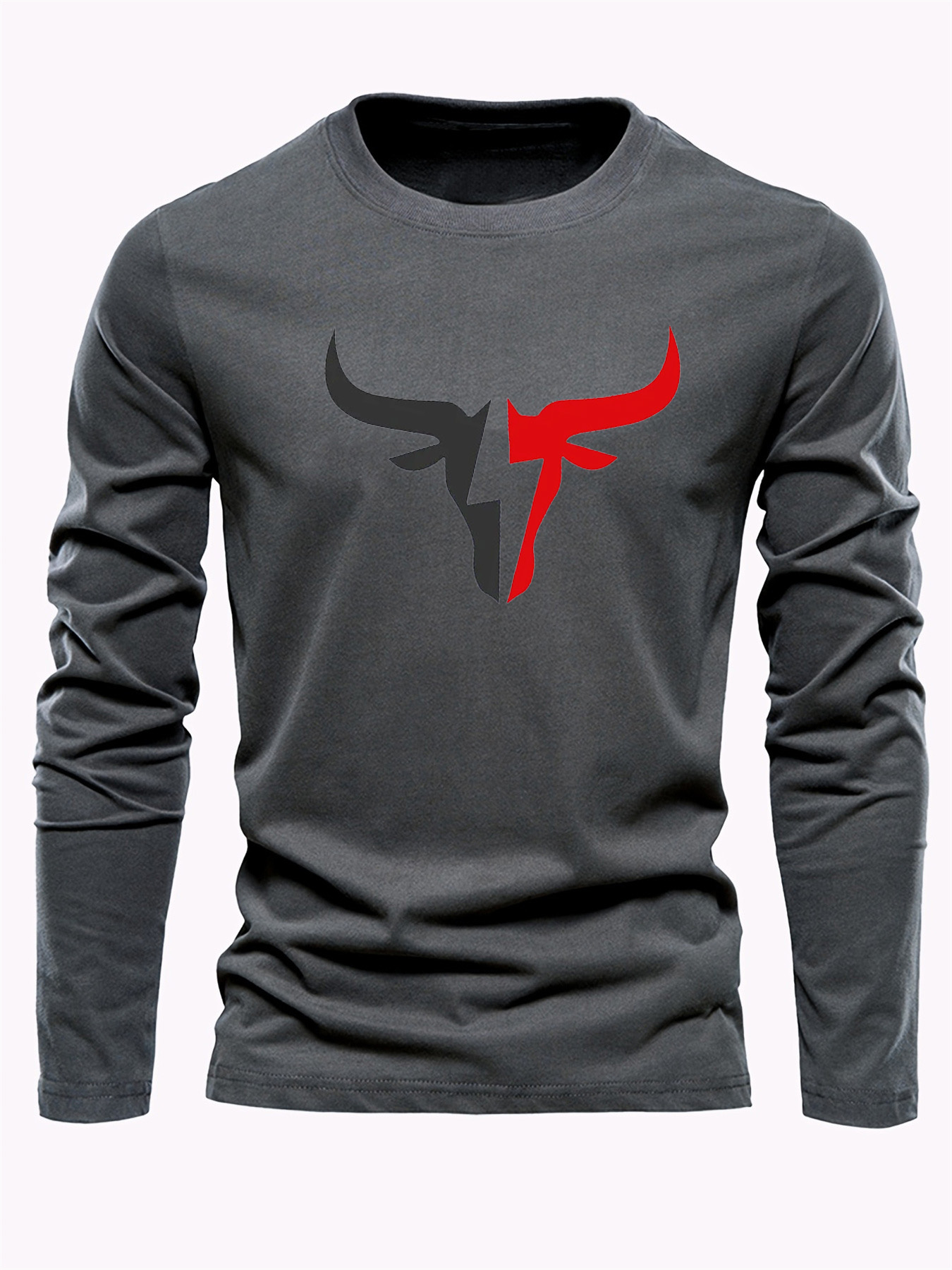 Kaos Lengan Panjang Pria Warna - Mens Fashion Top ulasan dan harga