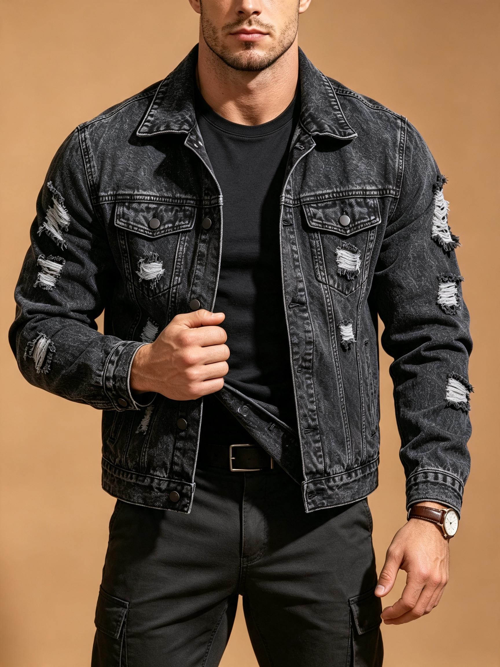 Jaket Denim Kancing Vintage Y2 - Denim Jacket Vintage ulasan dan harga