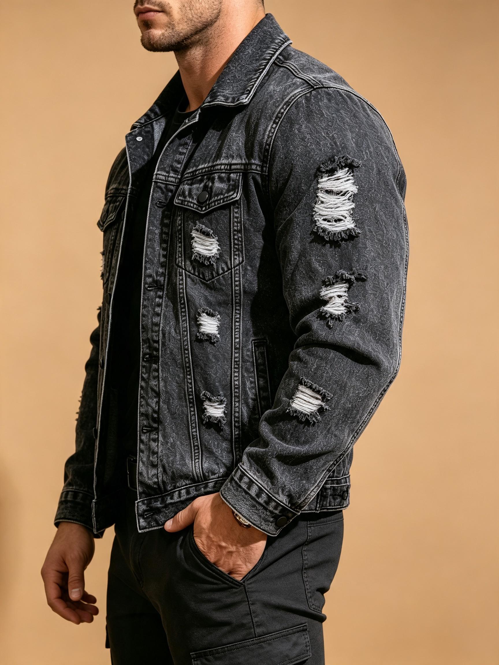 Jaket Denim Kancing Vintage Y2 - Denim Jacket Vintage ulasan dan harga