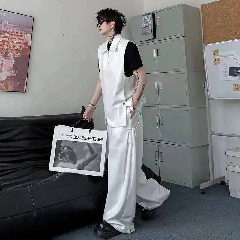 Rompi LUZHEN 2026 Fashion Musi - Mens Fashion Vest ulasan dan harga