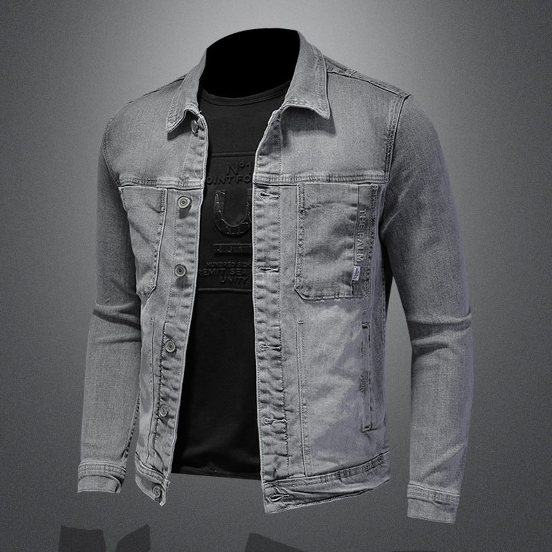 Jaket Denim Fashion Mantel Den - Mens Fashion Denim Jacket ulasan dan harga