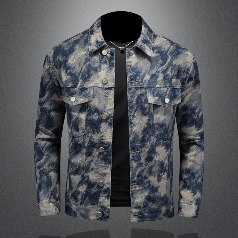 Jaket Denim Vintage musim semi - Mens Fashion Denim Jacket ulasan dan harga