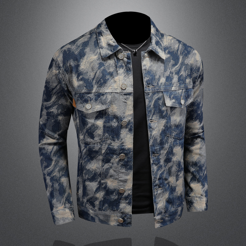 Jaket Denim Vintage musim semi - Mens Fashion Denim Jacket ulasan dan harga