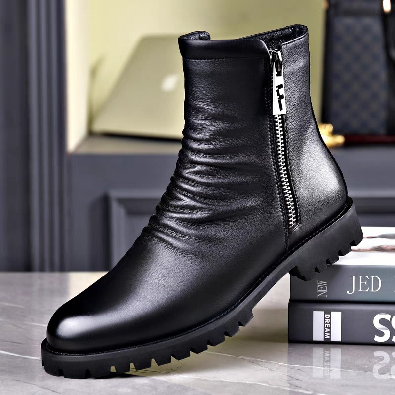 Sepatu Bot Tinggi Pria Berkual - Mens Fashion Dress ulasan dan harga
