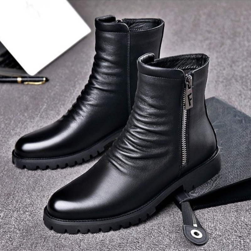 Sepatu Bot Tinggi Pria Berkual - Mens Fashion Dress ulasan dan harga