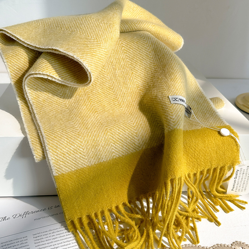 100% Syal Wol Murni Wanita Pri - Men Scarf Wool ulasan dan harga