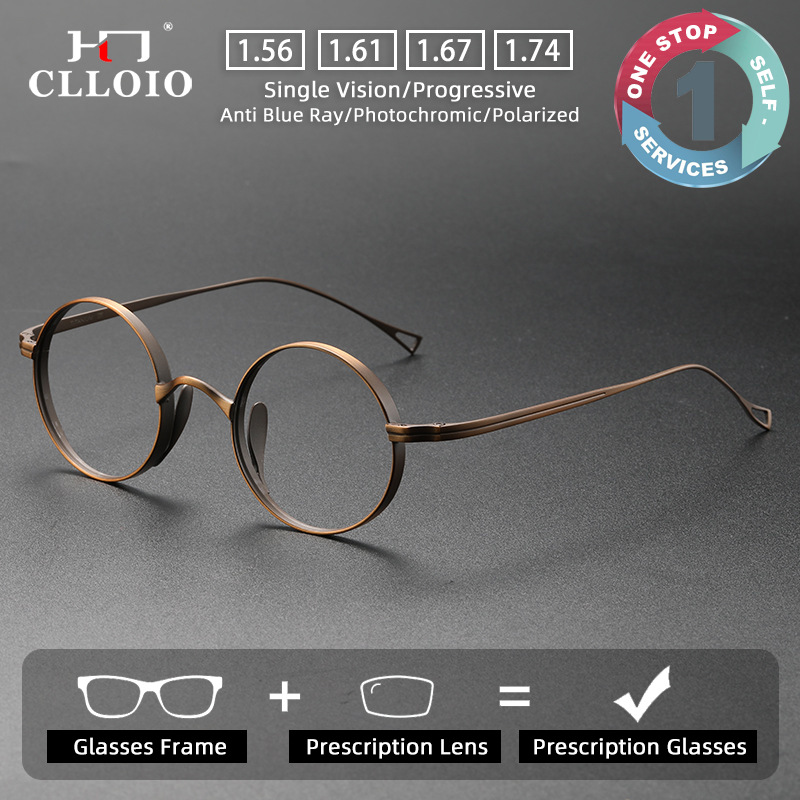 CLLOIO Kacamata Resep Titanium - Mens Fashion Reading Glasses ulasan dan harga