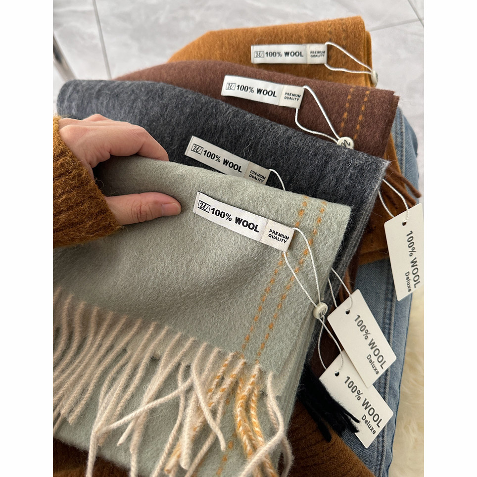 Syal wol 100% kualitas bagus e - Men Scarf Wool ulasan dan harga