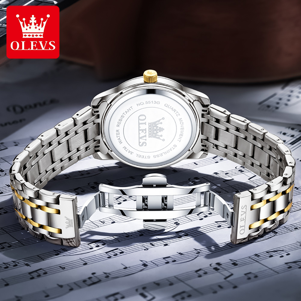 OLEVS Jam Tangan Pria Modis Be - Men'S Fashion Magazine ulasan dan harga