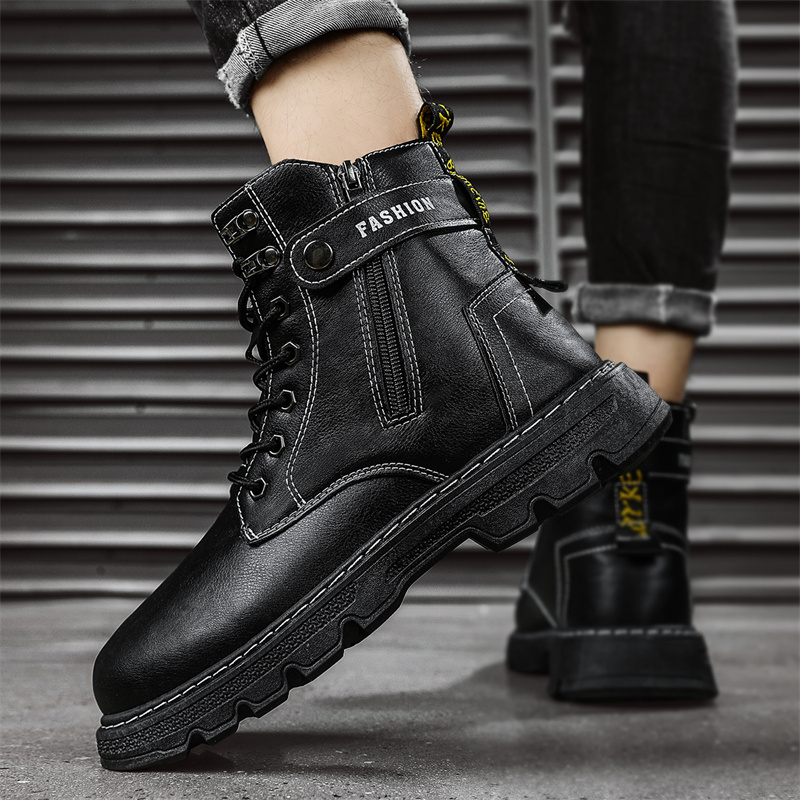 Sepatu Pria Fashion, Sepatu Bo - Mens Fashion Combat Boots ulasan dan harga