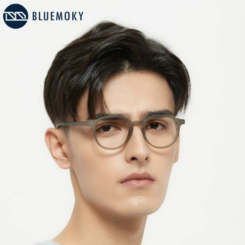 BLUEMOKY Kacamata Resep Bulat  - Mens Fashion Reading Glasses ulasan dan harga
