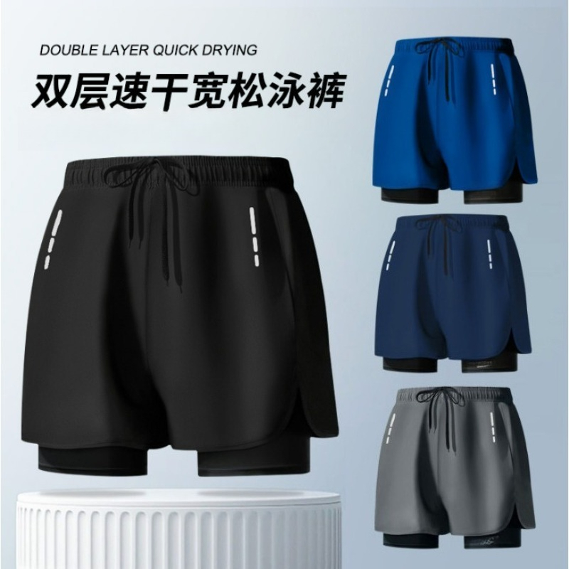 Celana renang pria berlapis ga - Swim Trunk Shorts ulasan dan harga
