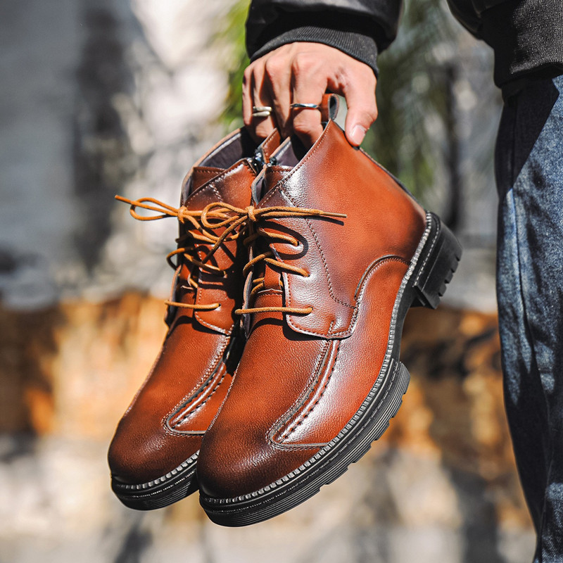 Sepatu Pria Desainer Fashion,  - Mens Fashion Combat Boots ulasan dan harga