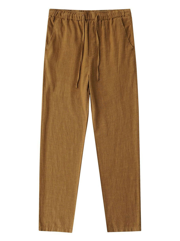 Celana Chino Katun Linen Kasua - Chino Pants Men ulasan dan harga