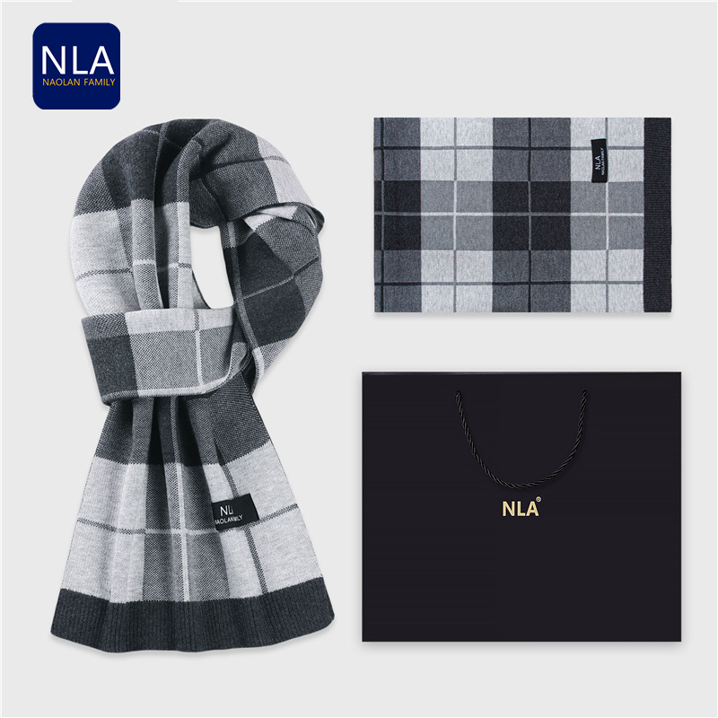 Kotak Hadiah Syal Wol Rajut Pr - Men Scarf Wool ulasan dan harga
