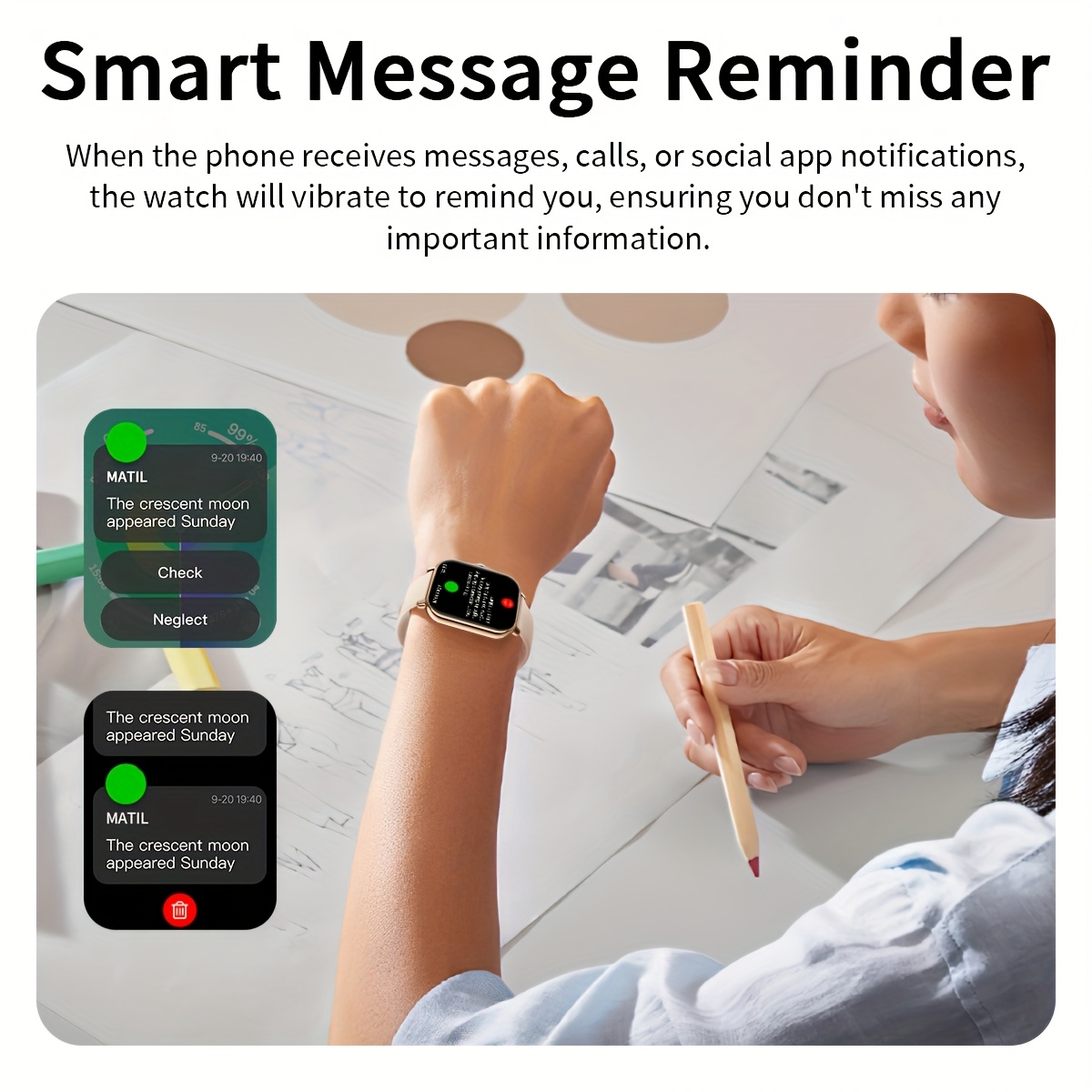 Jam Tangan Pintar 1,83 Inci un - Men'S Fashion App ulasan dan harga