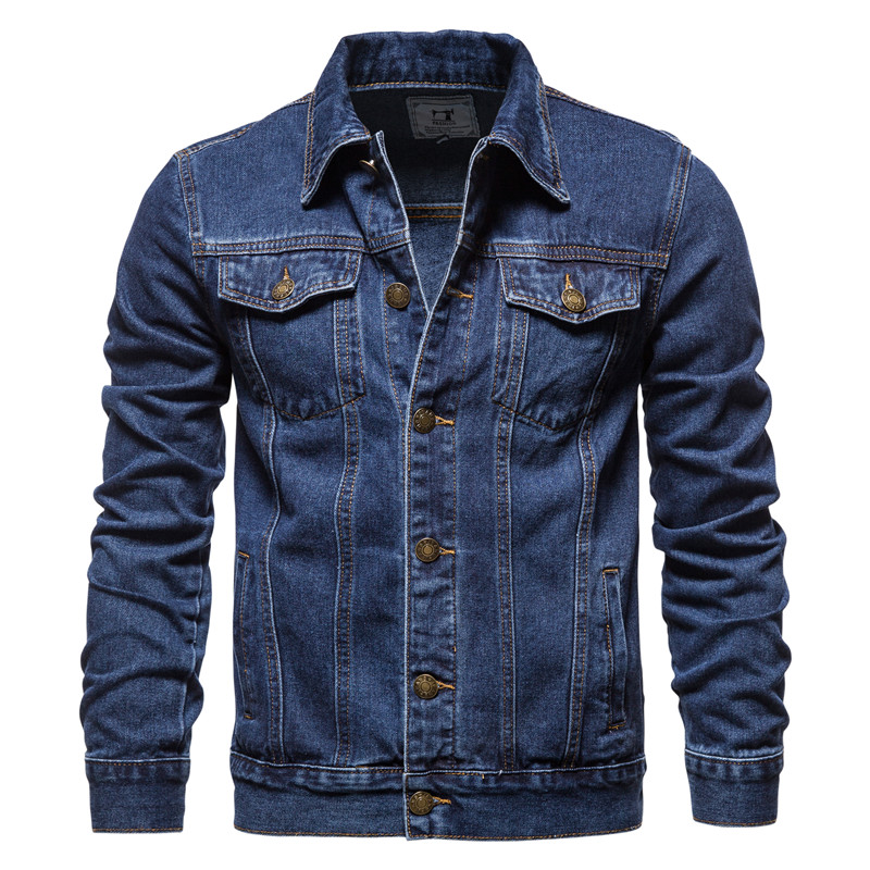 Jaket Denim Pria Musim Gugur 2 - Mens Fashion Denim Jacket ulasan dan harga