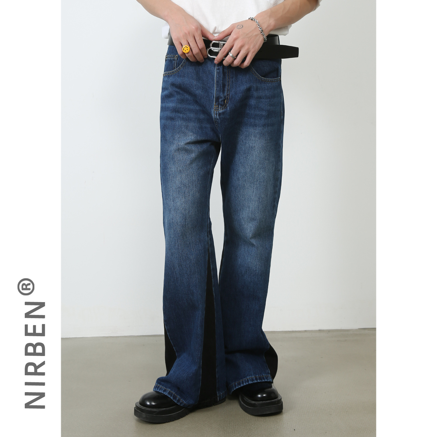 Setelan Jaket Denim Baru Pria  - Mens Fashion Denim Jacket ulasan dan harga