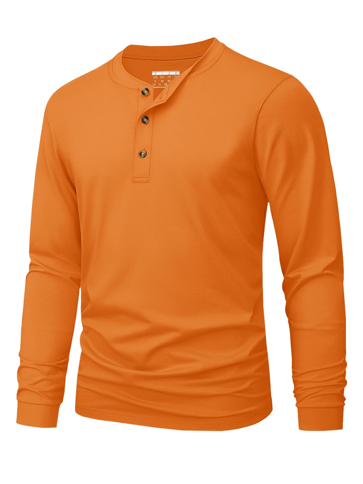 Kaos Henley Pria Polos Warna S - Mens Fashion Top ulasan dan harga