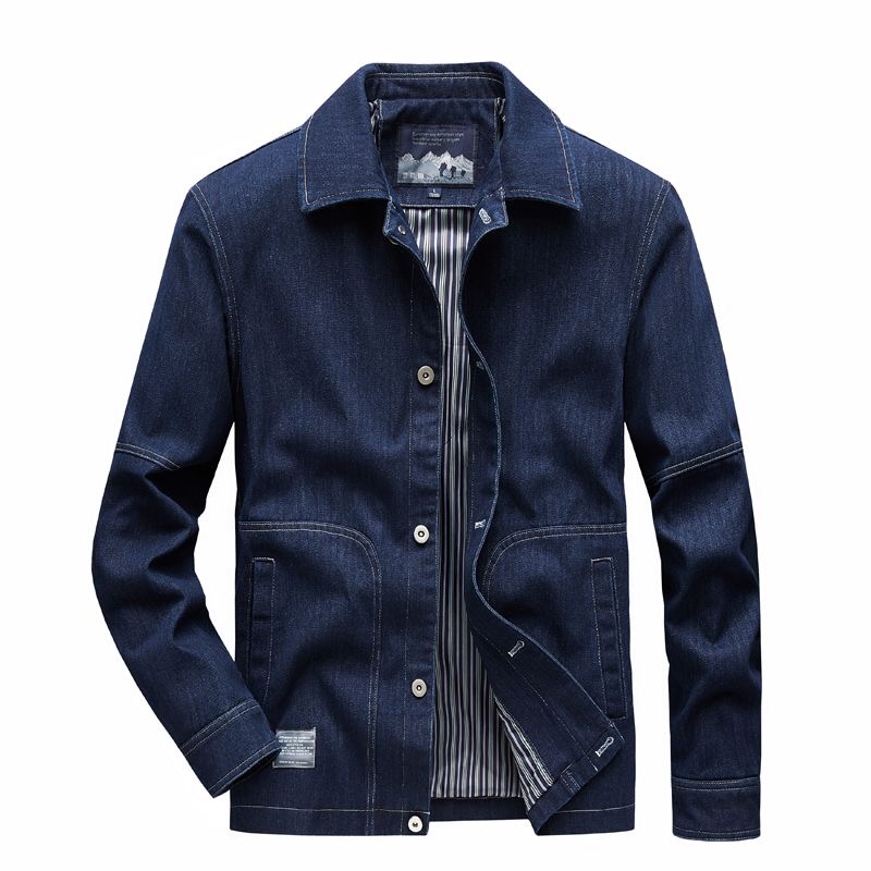 Tren Fashion Musim Gugur dan M - Mens Fashion Denim Jacket ulasan dan harga
