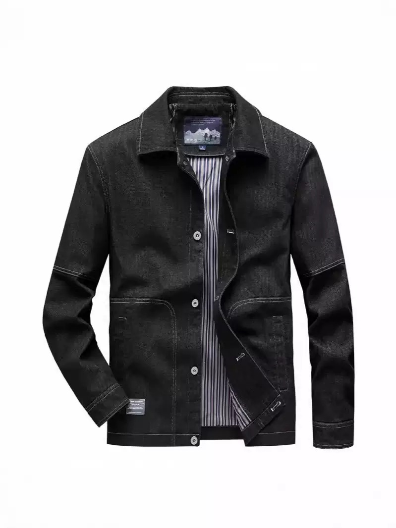 Tren Fashion Musim Gugur dan M - Mens Fashion Denim Jacket ulasan dan harga