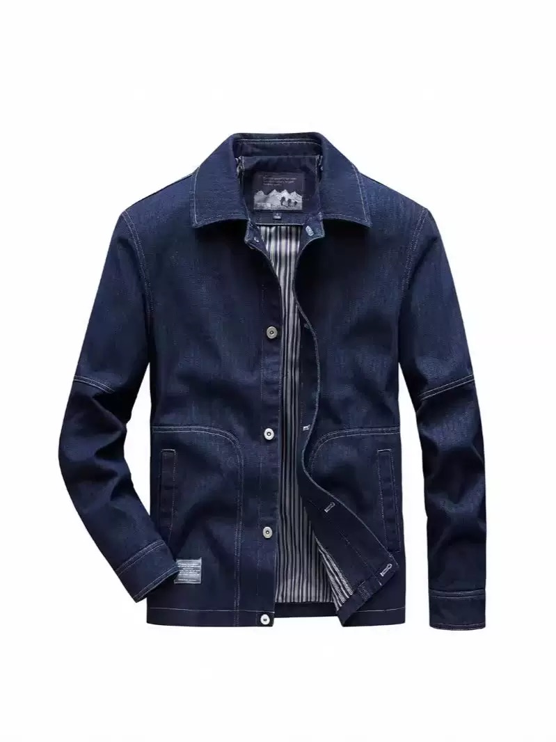 Tren Fashion Musim Gugur dan M - Mens Fashion Denim Jacket ulasan dan harga