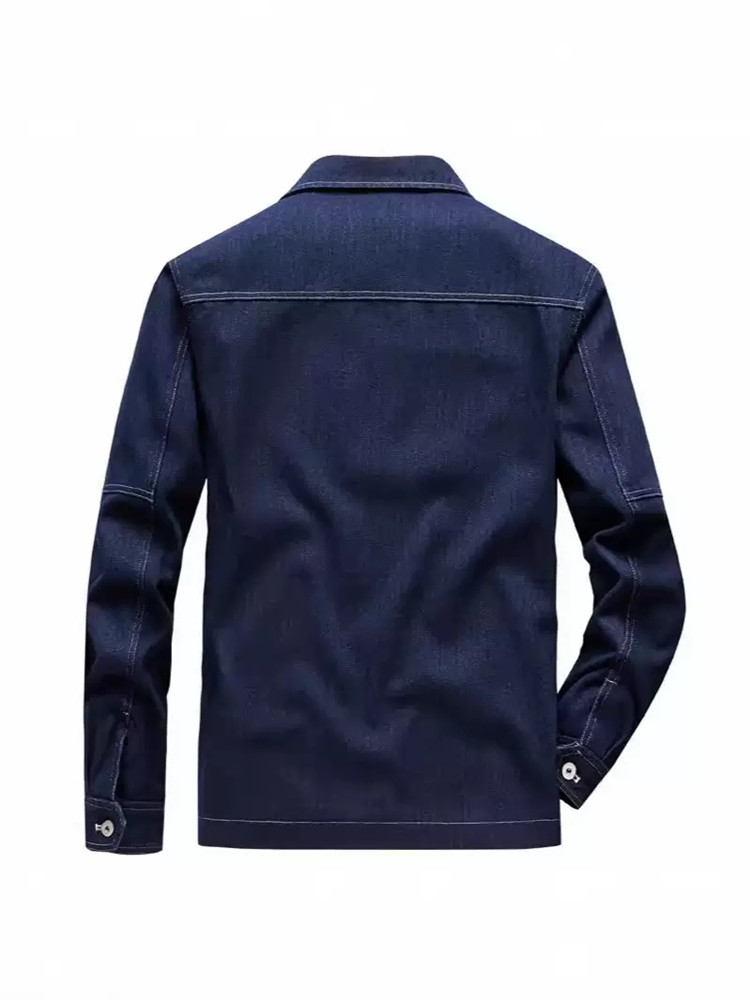 Tren Fashion Musim Gugur dan M - Mens Fashion Denim Jacket ulasan dan harga