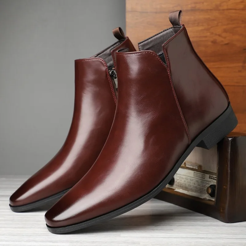 Sepatu Bot Pria Baru Sepatu Bo - Mens Fashion Dress ulasan dan harga