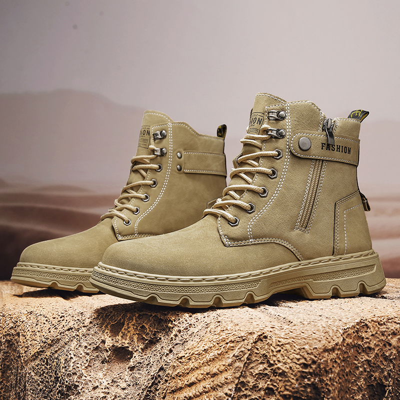 Sepatu Pria Fashion, Sepatu Bo - Mens Fashion Combat Boots ulasan dan harga