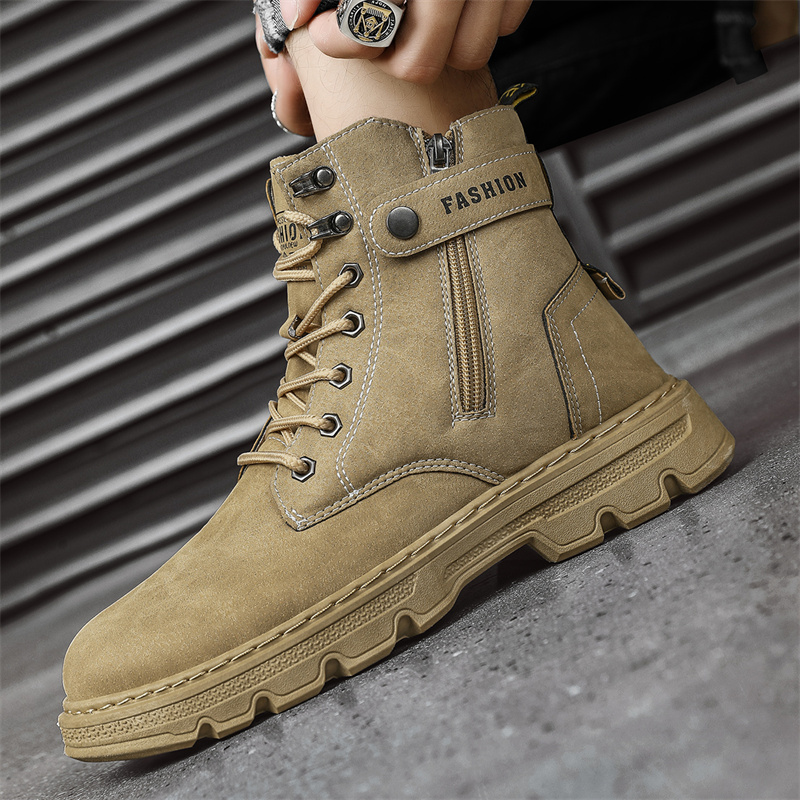 Sepatu Pria Fashion, Sepatu Bo - Mens Fashion Combat Boots ulasan dan harga